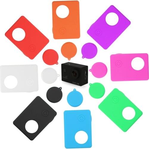 SHOOT for Sjcam Accessories Soft Silicone Case Protector for Sjcam Sj4000 Sj5000 Sj6000 Sj7000 Sj9000 Action Camera Accessories