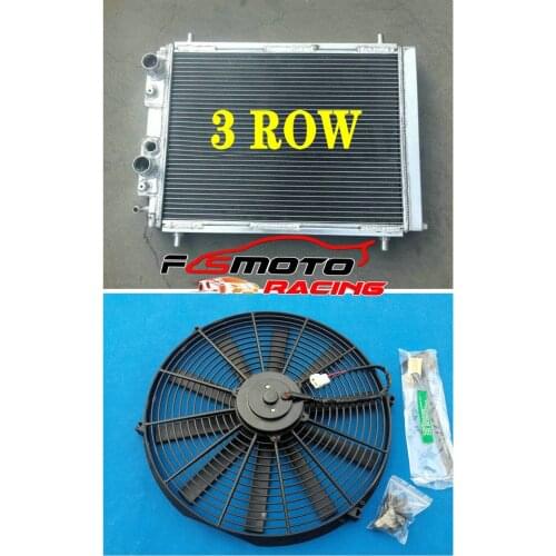 New performance Aluminum radiator + fan for Lancia Delta HF Integrale 8V/16V EVO 2.0 Turbo 87-95 88 89 90 91 92 93 94 95
