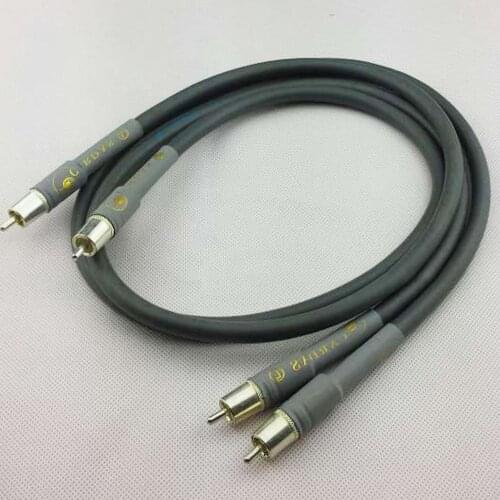 Ortofon Audio Cable Interconnect Cable Cardas Silver Plated RCA Plug - 1m - A Pair