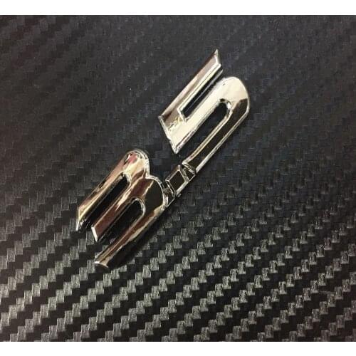 Car Badge 3.5 Number ABS Chrome 6.5cm for Crosstour Trunk Emblem Sticker