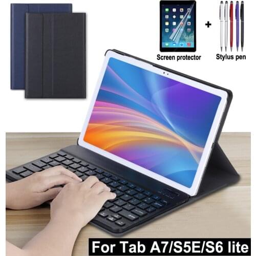 Case for Samsung Galaxy Tab A7 2020 s6 lite 10.4 s5e 10.5 inch Bluetooth Keyboard Leather flip Cover case Funda Coque