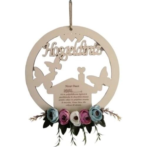 Tuğra Door Ornament Decorative Floral 29 cm wall graphics gráficos de parede настенная графика