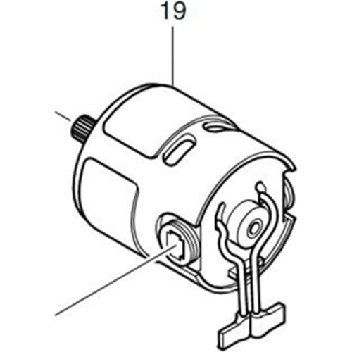 DC Motor 629723-7 For Makita 6204D