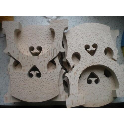 4 PCs Middle grade Double Bass Bridge 4/4, Aged maple bridge