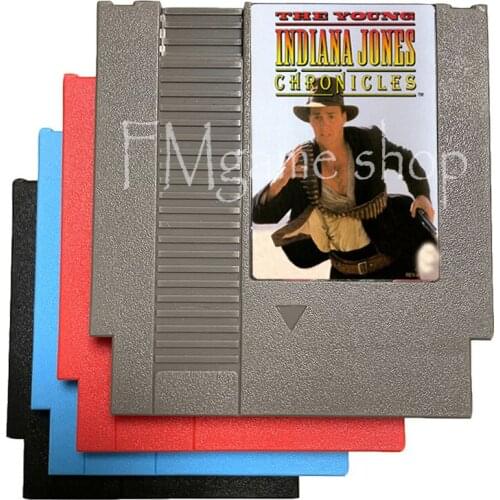 Young Indiana Jones Chronicles for 72 pins 8bit game cartridge for Video Game Console Select color English Language playstation