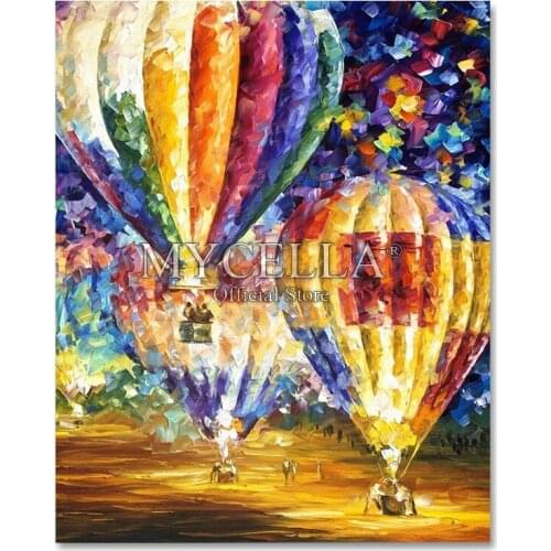 Fire Balloon Diy Diamond Painting Full Square Drill Resin Embroidery Mosaic Pictures Scenery Rhinestones Home Decoration Decor