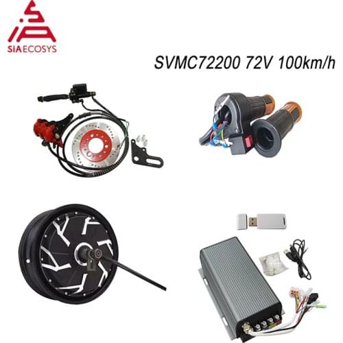 QS Motor 12inch 5000W V4 72V 100km/h Brushless DC Electric Scooter Hub Motor