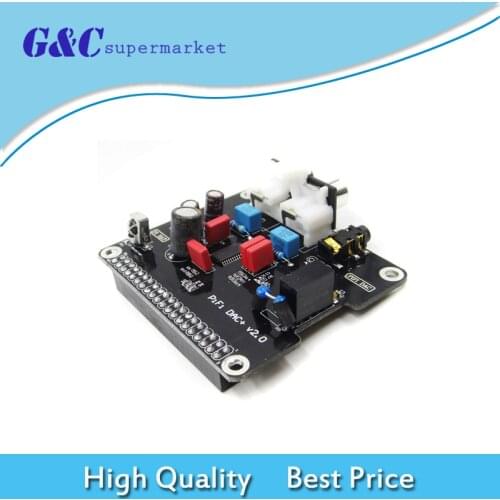 PIFI Digi DAC+HIFI DAC Audio Sound Card Module I2S interface for Raspberry pi 3 2 Model B B+Digital Pinboard V2.0 Board SC08