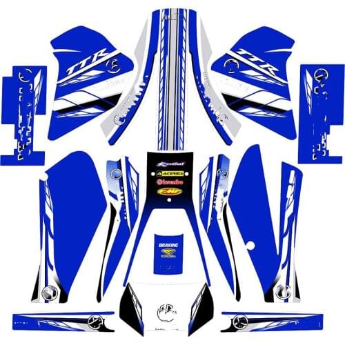Full set of 3M Stickers kits Motorcycle Graphics Backgrounds Decals For YAMAHA TTR250 TT-R 250 For YAMAHA 250 TTR TTR 250
