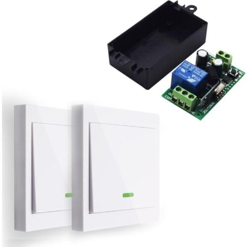 433Mhz Wireless Remote Control Switch AC 110V 220V 1CH Relay Receiver Module & RF 433 Mhz for Light Switch