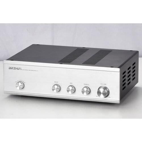 Brzhifi retro style classic Sanyo new thick film stk4174mk2 beautiful sound power amplifier, Power 40W + 40W, distortion 0.4