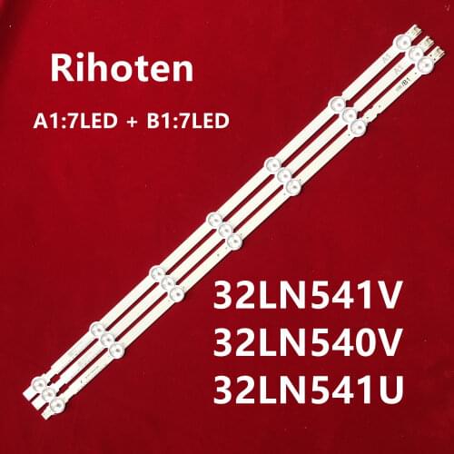 15PCS LED Backlight Strip 7 lamp for LG 32'' ROW2.1 Rev TV 32ln541v 32LN540V 6916L-1437A 6916L-1438A 6916L-1204A 6916L-1426A