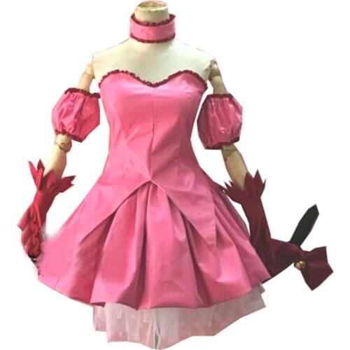 2020 Anime Tokyo Mew Mew Momomiya Ichigo Cosplay Costumes Sexy Pink Shapeshift Dress Role Play Prop Clothing Leather Version