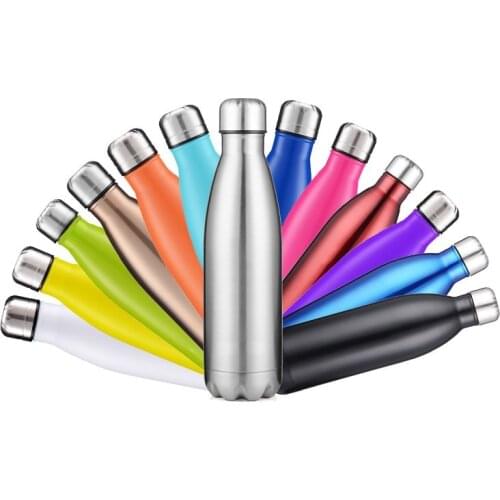 350/500/750/1000ml Double-Wall Insulated Vacuum Flask Stainless Steel Water Bottle BPA Free Thermos for Sport Water bottle