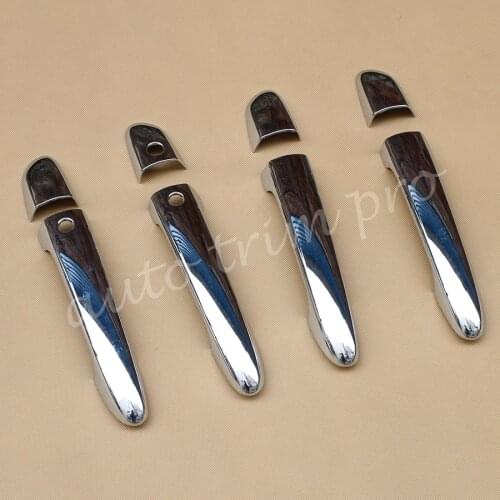 ABS Smart Keyhole Door Handle Cover Fit For Mazda2 Demio 2015 2016 2017 2018 Accessories Decoration 8PCS