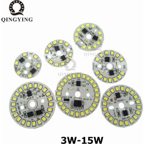 Ac 220v led pcb SMD2835 3w 5w 7w 9w 12w 15w integrated ic driver, Led beads smart IC SMD, Led Light Source For LED Bulb