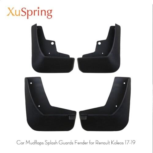 Car Mudflaps Splash Guards Front Rear Mudguards Fender Accessories Car Styling 4Pcs/Set For Renault Koleos 2017 2018 2019