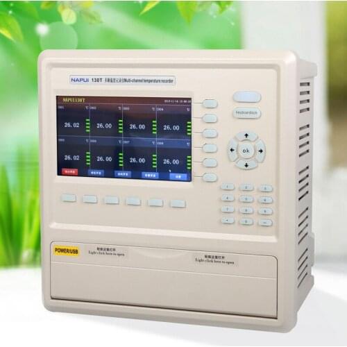 Fast arrival 130T-36 multi-channel temperature recorder Channel 36 touch-screen temperature recorder