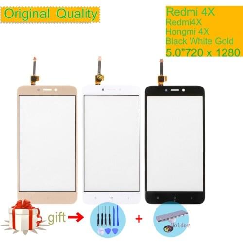 For Xiaomi Redmi 4X Redmi4X Touch Screen Digitizer Touch Panel Sensor Front Outer Glass Redmi 4x Touchscreen NO LCD