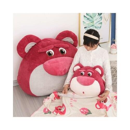 Disney Lotso Bear 88521 Fashion Anime Figures Cartoon Product Cosplay Accessories Blanket Household Pillowslip Gifts New