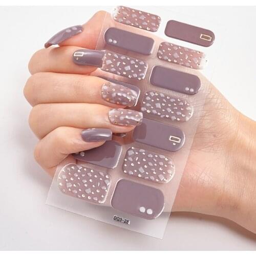 Foil Nail Art Stickers 2020 Minimalist Design Nail Decoration Three Sorts 0f Nail Stickers Nails Sticker Designer Women Salon