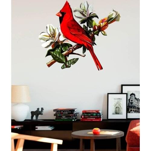 GT Graphics Cardinal Magnolia Branch - Wall Decal Wall Decoration Sticker