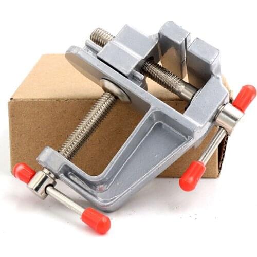 Mini 1PC 30MM Aluminium Alloy Table Bench Clamp Vise Bench Vise Table Screw Vise for DIY Craft Mold Fixed Repair Tool