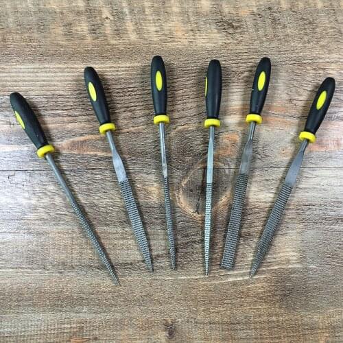 6pcs/set Woodworking surface dressing Plastic trowel carving and polishing mini trowel 4*160mm