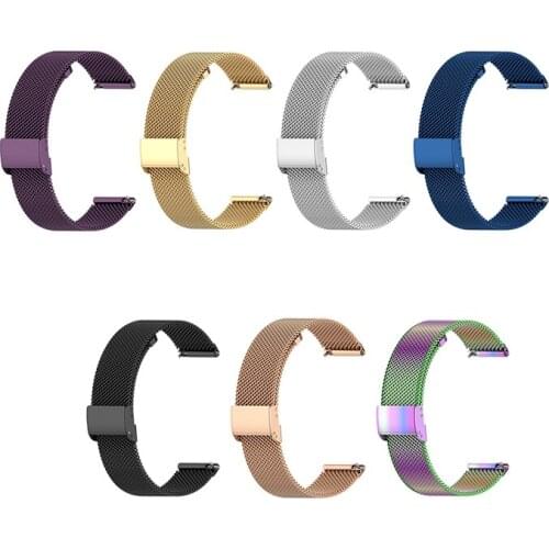 New 20mm 645 Stainless Steel Leather Silicone Wristband Strap Bracelet For vivoactive3,venu,vivomove3,forerunner245