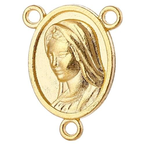 Wholesale Diy Jewelry Making Accessories Jesus Pendulum Cross Charm Virgin Mary Zinc Alloy Material 2021 NEW 12 PCS