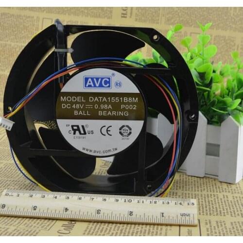 Original authentic DATA1551B8M 17251 48V 0.98A AVC metal shell high temperature 4 Wire Fan