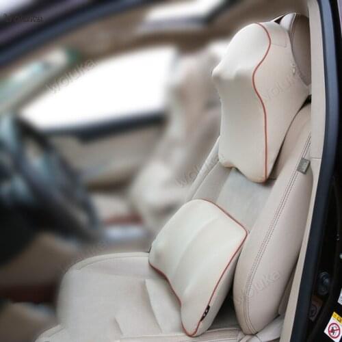 Car headrest lumbar support backrest seat memory cotton neck back pad memory cotton slow rebound CD50 Q02