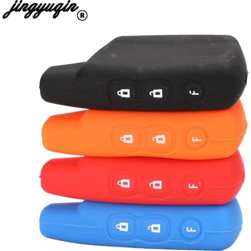 Jingyuqing Pandora DXL3000 Silicone Cover Case Keychain Holder Bag Shell Skin for Pandora DXL3000 LCD Remote Controller