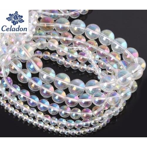 High Quality Approx 38-95pcs/bag White Color Chosen Glass Faceted Beads 4/6/8/10/12mm For Women Jewelry Making Diy