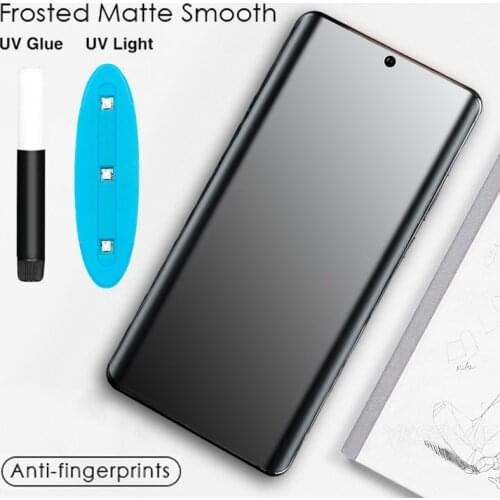 UV liquid Matte Privacy Screen Protector For Samsung Galaxy S21 S20 Ultra S8 S9 S10 plus Note 20 10 8 9 Anti Peep Tempered Glass