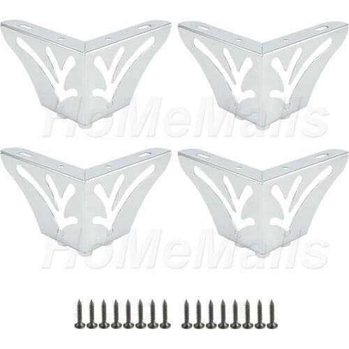 1/2/4 Piece of Hollow Modern Furniture Sofa Legs Cabinet Table Legs Sofa Coffee Table Furniture Legs with Mounting Screws