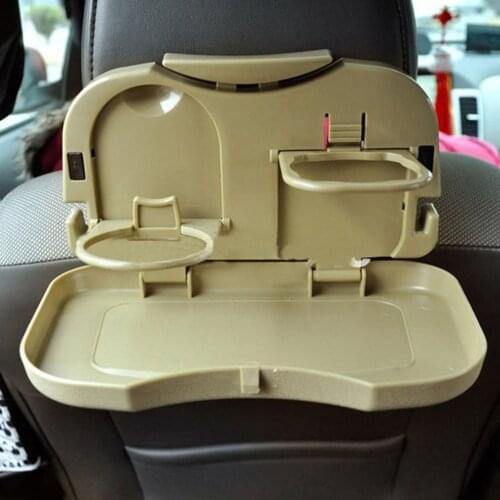 1Pc Folding Universal Car Bracket for Food Tray Drink Holder Auto Back Rear Seat Table Tray Phone Holder Car Storage Box