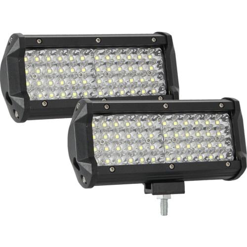 2PCS DC 12-24V 288W Spot Flood LED Light Outdoor Street Garden Trucks Car ATV Bar Tractor Boat Modified Lights Offroad Work Lamp