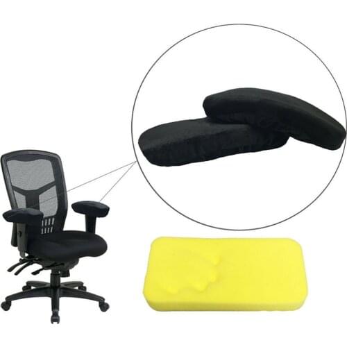 2Pcs/set of Ergonomic Memory Foam Elbow Pillow Chair Armrest Pad Cover For Home or Office Chair For Elbow Relief Rest Cushion