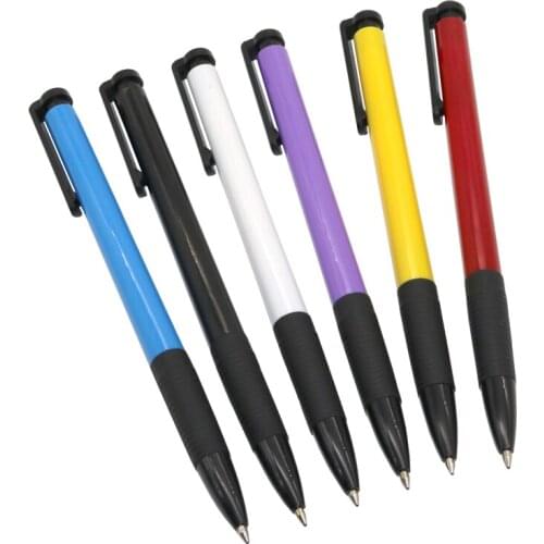 6 Pcs/6 Color 0.7mm Refill Press The Blue Ballpoint Pen Office Use A Pen Students Ballpoint Pen Office Stationery Supplies