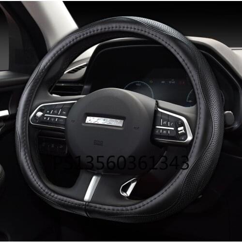 For Haval H6 F7 F5 H9 H5 M6 F7x H2 H7 steering wheel cover leather car grip cover all seasons