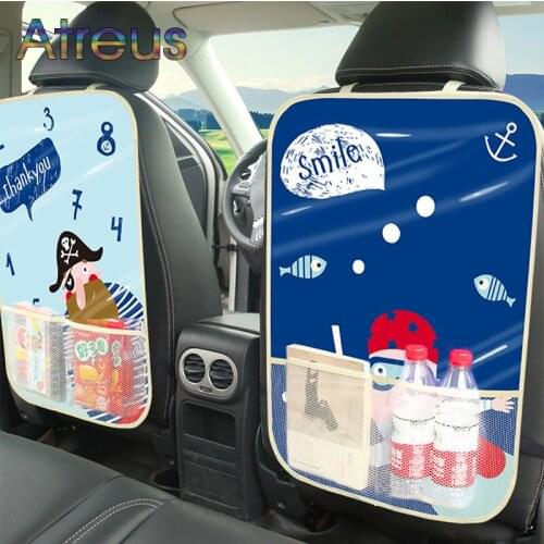 Children Kick Mat Seat Back Protector Cover For Fiat Punto 500 VW Passat B6 B5 Golf 4 5 6 7 Touran Skoda Rapid Fabia Accessories