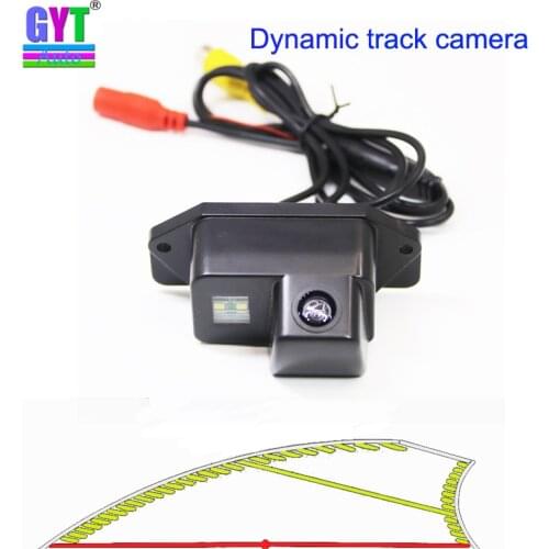 Dynamic Trajectory Tracking car Rear view Reverse camera For Mitsubishi Lancer EX Evolution X Pajero IO Grandis MPV