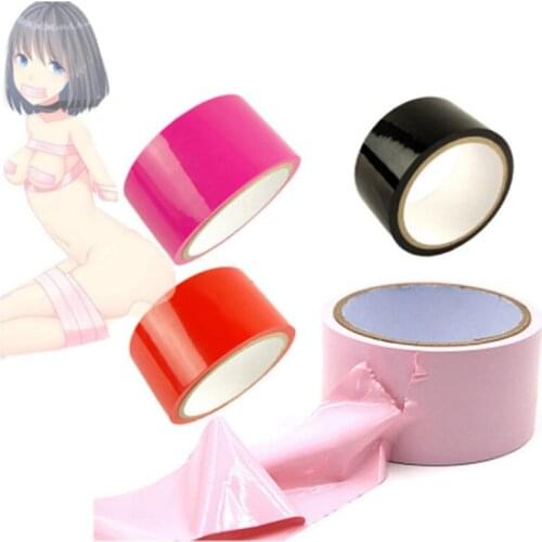 Adult Games Role-Playing Electrostatic Tape 15 yards Anti-Stick Elastic Binding BDSM Bondage Restraint Fetish Bondage Tape