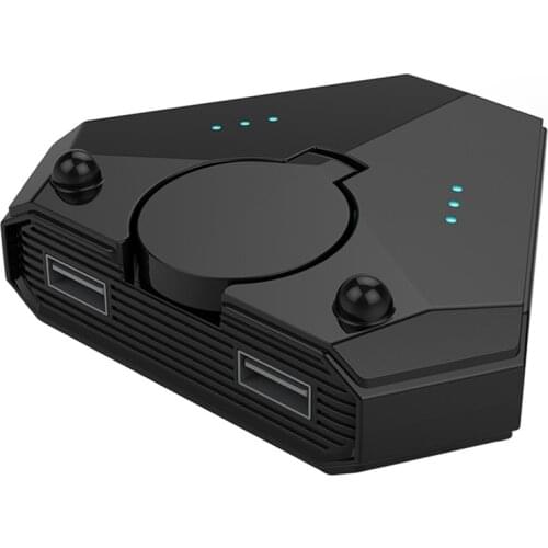 USB Gaming Keyboard Mouse Converter Plug and Play Bluetooth 5.0 Adapter Mobile Gamepad Controller for IOS Android Phone