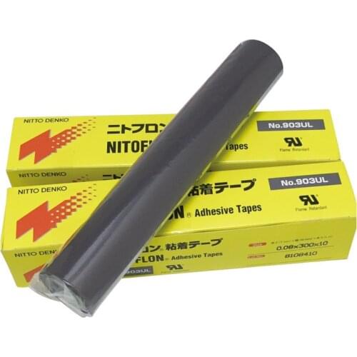 T0.08mm*W19mm*L10m Japan NITTO DENKO Adhesive Strips 903UL NITOFLON PTFE Seal Tape