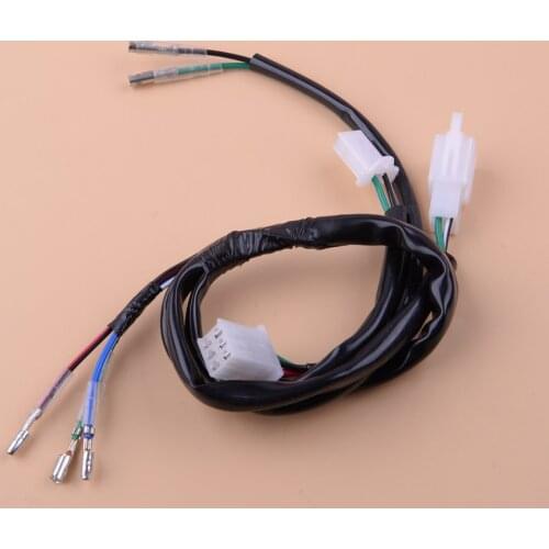 Motorcycle Electric Start Wiring Harness Loom Fit for 50 70 90 110 125 140cc Pit Dirt Bike