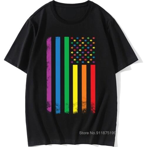 2021 Summer American Flag Print Mens Casual Fashion T-shirt USA Flag Print O-Neck Tops Tshirt Fashion Slim Fit Tshirts