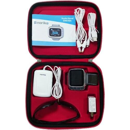 24 diodes Soft Laser Therapy Wrist Watch 650nm and 808nm Rhinitis Rehabilitation Machine Medical Physical Therapy