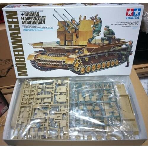 German Flakpanzer IV Mbelwagen Tamiya 1:35 plastic model kit 35101